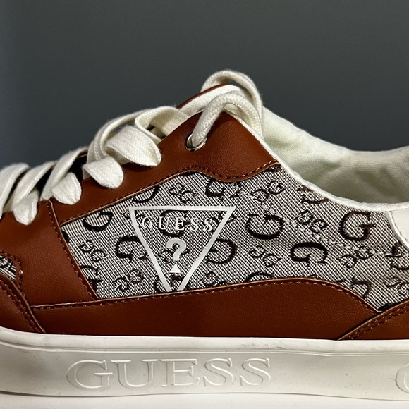 NWOB GUESS Brown and Beige Women's Sneakers - Picture 5 of 5